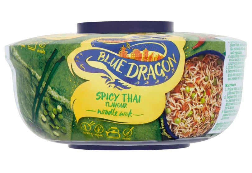 Blue Dragon Spicy Thai Flavour Noodle Wok 67g Pack of 6