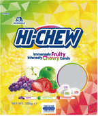 Hi-Chew Assorted Chewy Sweets Mix Fruity Flavours Double Layer Candy Pack 500g