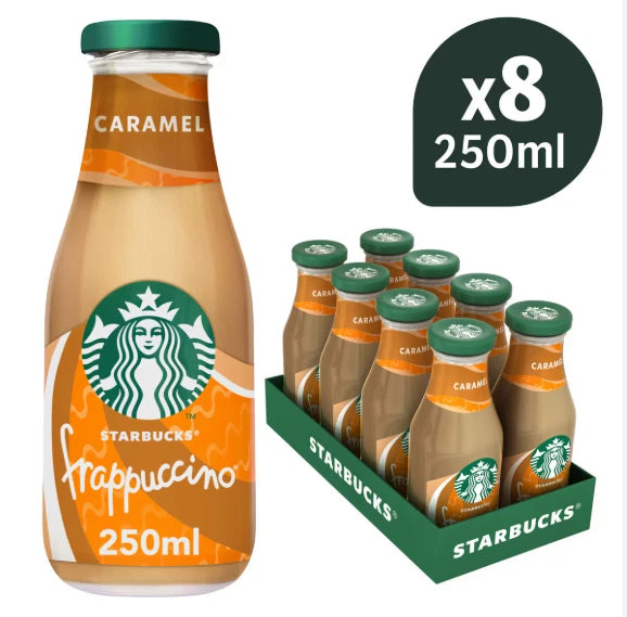 Starbucks Frappuccino Caramel , 8 x 250ml