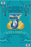 Seven Continents Sea Salt & Cider Vinegar Crisps Ridge Cut Potato Chip Pack 900g