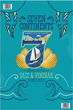 Seven Continents Sea Salt & Cider Vinegar Crisps Ridge Cut Potato Chip Pack 900g