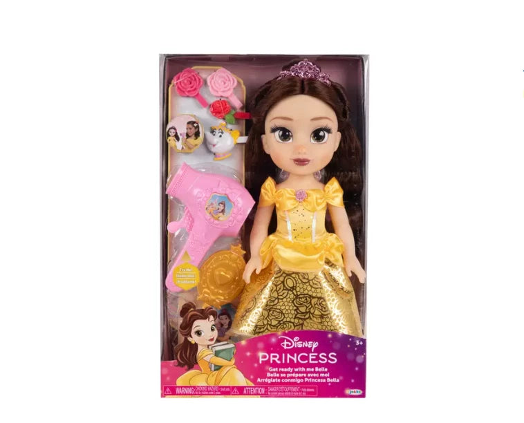 Disney Princess Large Doll and Hair Play Set Elsa Ariel Rapunzel Belle Moana