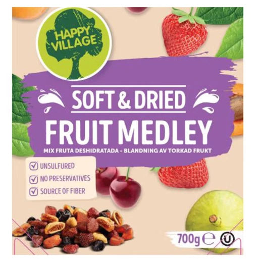 Happy Village Soft &Dried Fruit Medley Superfood Antioxidant Fibre Mix Pack 700g