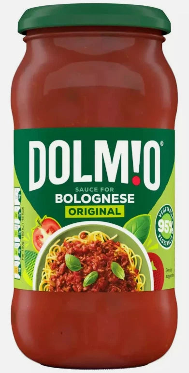 Dolmio Original Bolognese Sauce Pasta Tomato Dish Meal Paste Jars Pack 6 x 450g