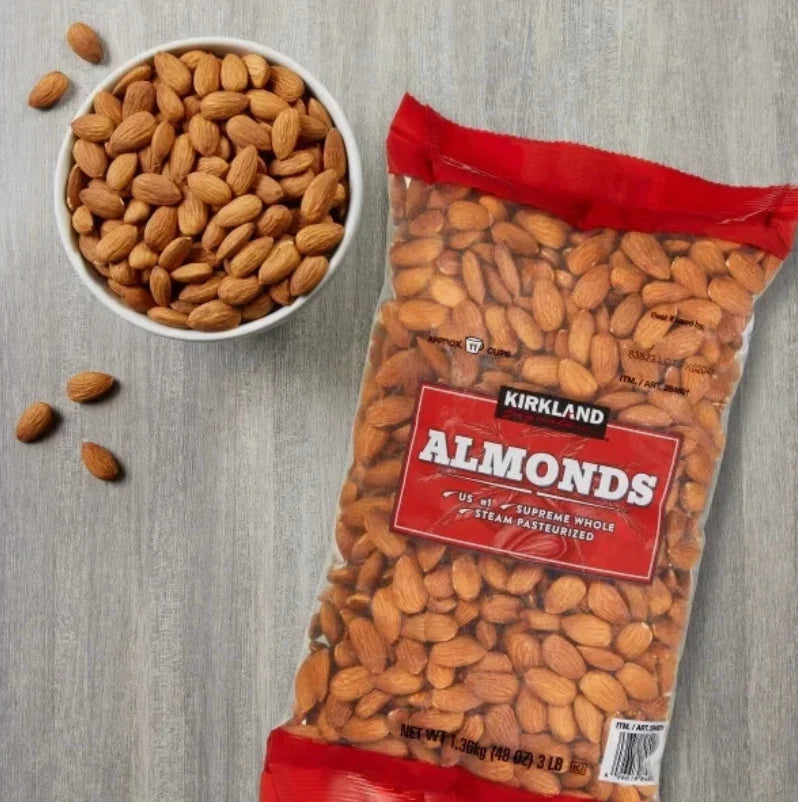 Kirkland Signature Premium Quality Almond Food Whole Almonds Nuts Pack 1.36kg