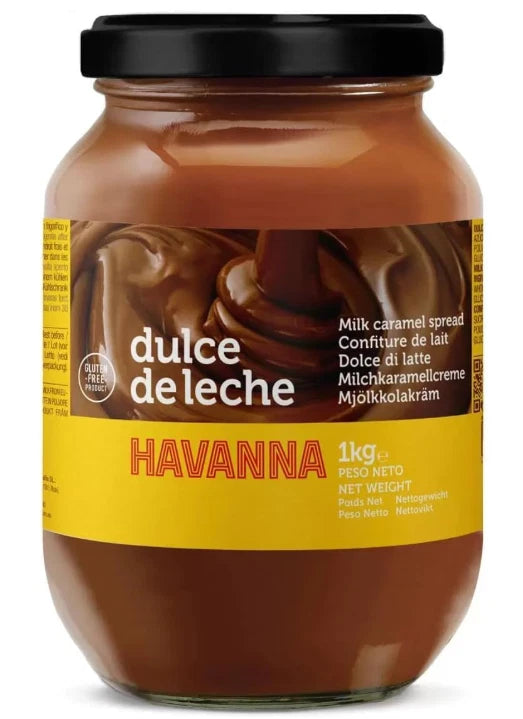 Havanna Dulce De Leche Milk Caramel Spread Ready Eat Spain Gluten Free Pack 1Kg