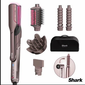 Shark FlexFusion Straight 5-in-1 Air Styler Dryer Ceramic Straightener HD625SUK