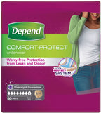 Depend Comfort Protect Incontinence Pants for Women & Men 54 / 60 Pack