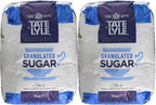 Tate and Lyle Granulated Pure Cane Tea Coffee White Sugar Large 2 Bags of 5Kg