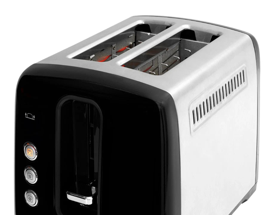 Beko TAM7201B Traditional 2 Slot Toaster In Black
