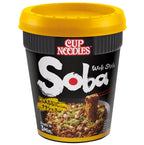 Nissin Soba Classic Instant Wok Style Noodles 90g Pot (Pack of 8)