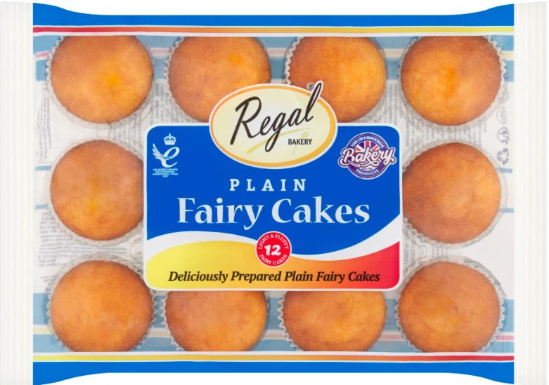 Regal Bakery Plain, Marble and Lemon, Variety Pack of 12 Cakes, 280g Each