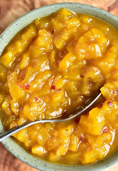 White Pearl Sweet Mango Chutney 5kg Vegetarian, Mangoes with Spices