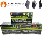 Tornado Contour Avenger Specialist Hand Protect Work Gloves Size Small 10 Pair