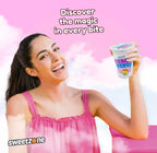 Sweetzone Candy Floss Halal Sweets Tub 20g x 12 Pack, Sweets Bulk, Retro Sweets