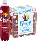 Rubicon Spring Black Cherry Raspberry Sparkling Water Bottle 500ml x 12