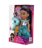 Disney Princess Large Doll and Hair Play Set Elsa Ariel Rapunzel Belle Moana