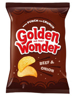 Golden Wonder Beef & Onion 32.5g Pack of 32