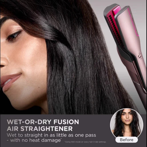 Shark FlexFusion Straight 5-in-1 Air Styler Dryer Ceramic Straightener HD625SUK