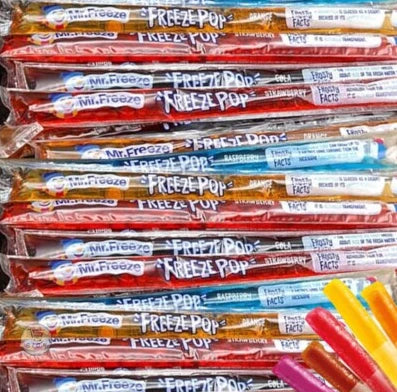 Mr Freeze Freeze Pops 20 x 45ml (Pack of 2) – Assorted Flavour Freezable Ice Pop