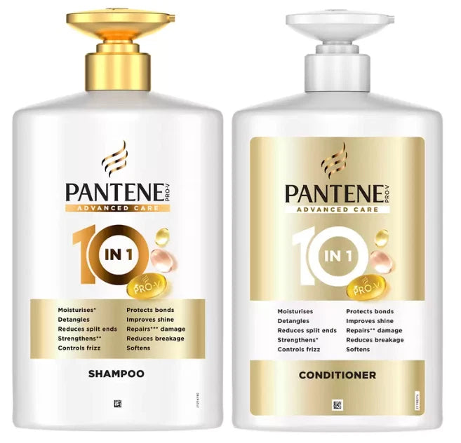Pantene Advanced Care 10-in-1 Shampoo & Conditioner Set , 1L