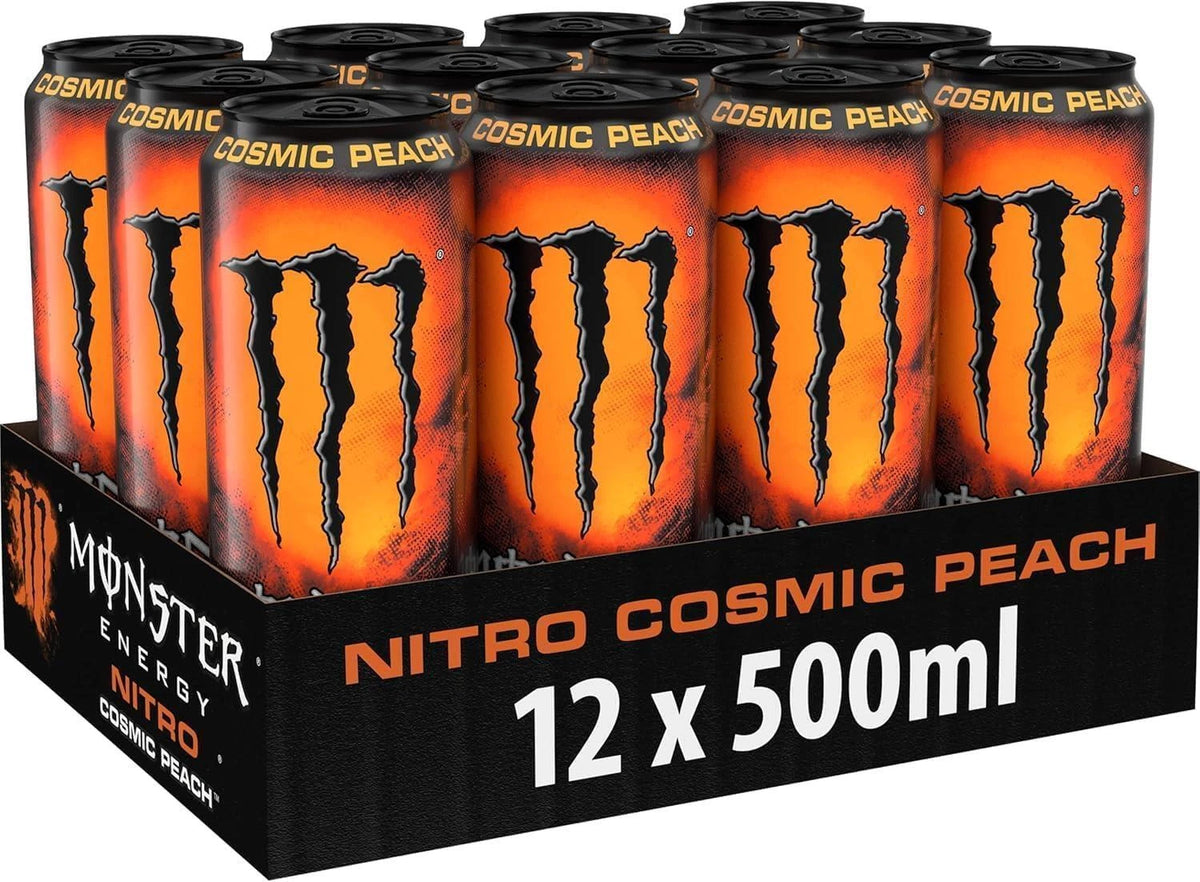 Monster Energy Drink Nitro Cosmic Peach 500ml Pack of 12