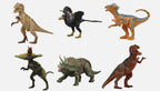 Dinosaur Action Figures Set, 9inch, 6-Pack with Poseable Parts, Realistic Detail