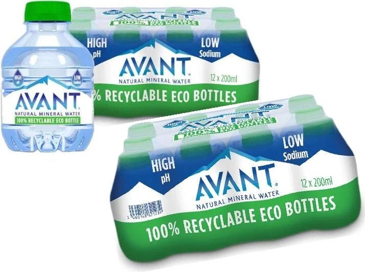Avant Mineral Water Sports Cap 200ml × 12