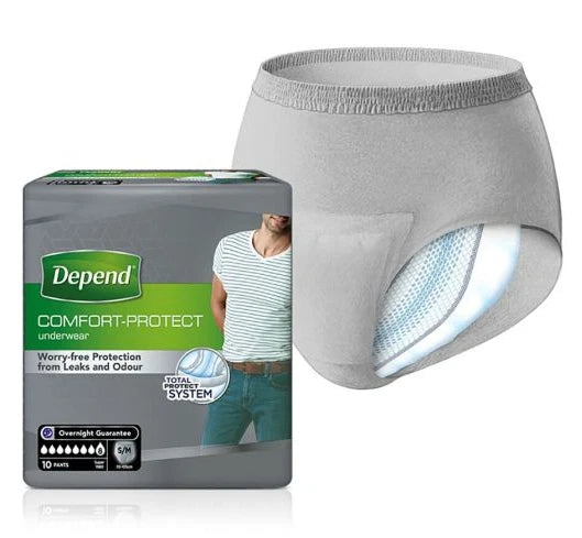 Depend Comfort Protect Incontinence Pants for Women & Men 54 / 60 Pack