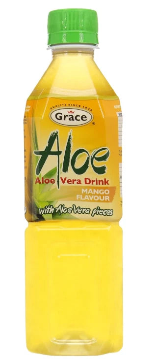Grace Say Aloe Vera Drink Mango Flavour 500ml (Pack of 12)