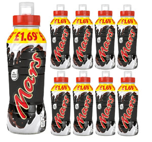 Mars Chocolate Flavoured Milk Drink Creamy Caramel & Smooth Chocolate 8 x 350ml