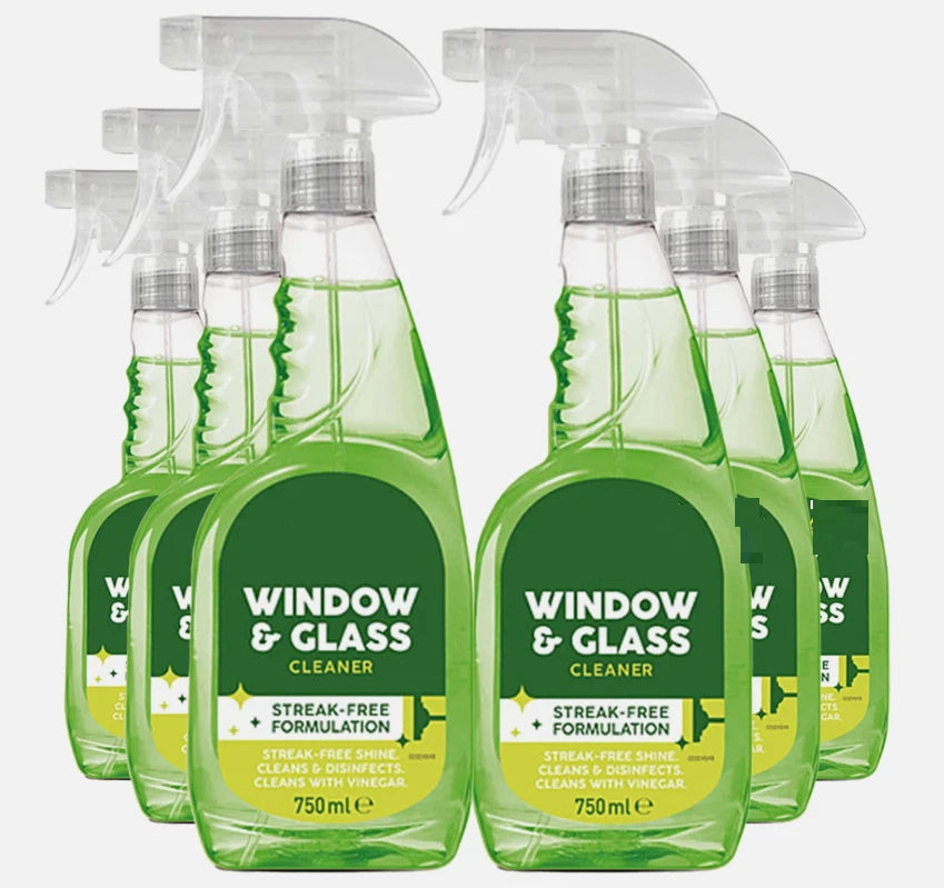 Bestin Window And Glass Cleaning Spray Multi-Surface 750ml × 6