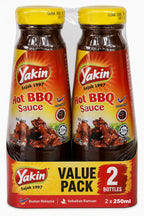Yakin All Flavours Sauces Variety Selection 250ml Pack of 2 Bottle Each