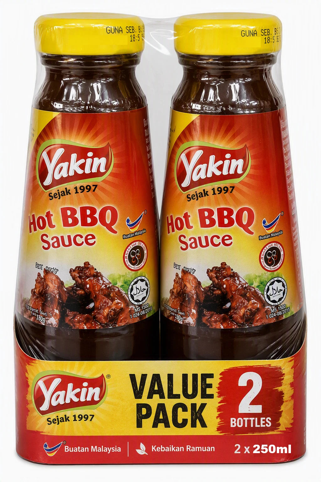 Yakin All Flavours Sauces Variety Selection 250ml Pack of 2 Bottle Each