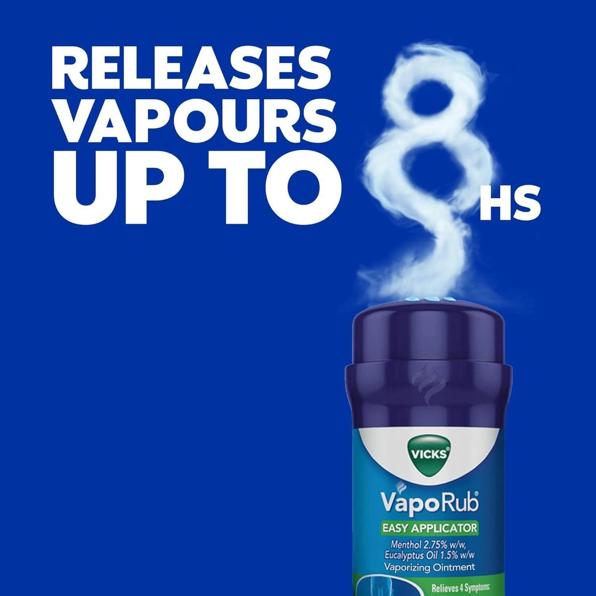 Vicks VapoRub Easy Application Twist and Apply On Chest for Cold Relief 2 pack