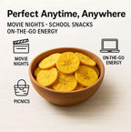 Grace Sweet Plantain Chips Unsalted 85g x 9 Gluten Free, High in Fibre, Vegan
