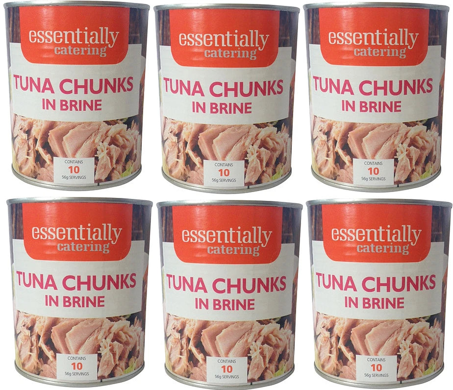 Caterers Pride Tuna Chunks in Brine 800g Pack of 6