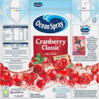 Oceanspray Cranberry Classic Sweet Juice Drink Ocean Spray - Pack of 12 x 1Litre