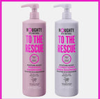 Noughty To The Rescue Shampoo & Conditioner Hair Rehydrates Restores Pack 2 x 1L