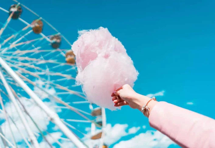 SweetZone Candy Floss, Cotton Candy in Tubs, 50g Each, Pack of 6