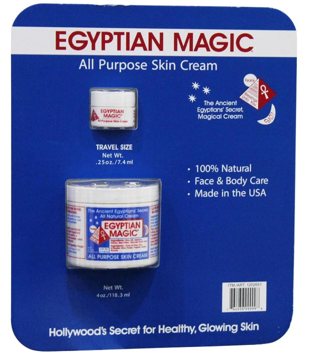 Egyptian Magic All-Purpose 100% Natural Face & Body Care Skin Cream 118ml + 7ml