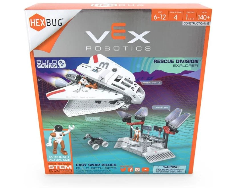 HexBug Vex Robotics Rescue Division Space Explorer Construction Kit Stem Starter