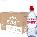 Evian Sports Mineral Water 750mlx12