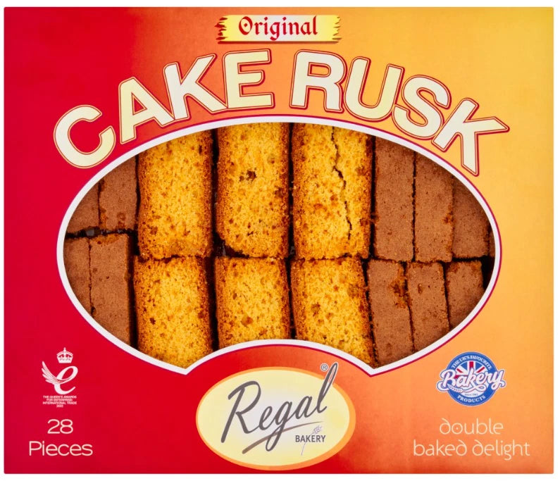 Regal Bakery 28 Original Cake Rusk 450g Healthy Snacks Rusk Biscuits