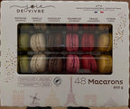 Authentic Imported French Macarons 600g 6 Flavours 48 Macaroons Chocolate