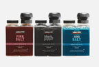 Kirkland Signature Black Pepper Corn Pink Med Sea Salt Himalayan Grinder+Refill