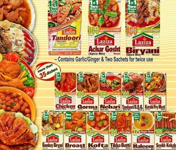 Spice Mix Biryani, Nehari, Qorma, Tikka, Chicken, Qeema , Tandori, Kebab
