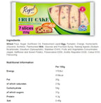 Regal Bakery Fruit Cake with Glazed Fruit Pieces 210g (Pack of 2)