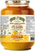 Vonbee Citron & Ginger Tea Jam Spread Salad Dressing Health Boost Pack Jar 2kg