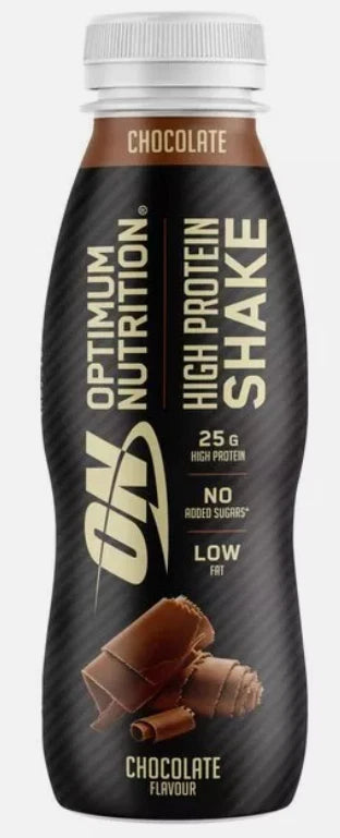 Optimum Nutrition High Protein Shake, Chocolate 12 x 330ml